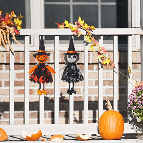 Halloween Hanging Decorations, Multicolour Cloth, 4Pack 1