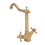 Antique Brass Bathroom Faucet Double Handle 7