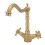 Antique Brass Bathroom Faucet Double Handle 8