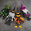 Halloween Hanging Decorations, Multicolour Cloth, 4Pack 6