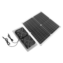 18V 25W Solar Panel Fan Kit 3500 RPM IP65