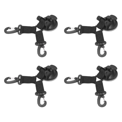 Multipurpose Double Head Suction Hooks 4 Pack