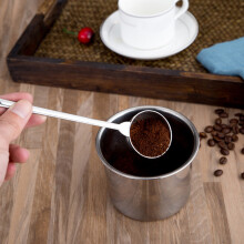 Stainless Steel Measuring Spoon Long Handle 12cm for Cooking and Baking Silver