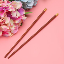 25cm Red Sandalwood Chopsticks Set 5 Pair Reusable Handcrafted Kitchenware