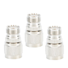 Male To Uhf Female Adapter Collection, Brass Material For Great Connectivity And Recycling Usage In Telecommunications, Antennas And Digital
