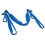 Aerial Yoga Swing Set Adjustable Dark Blue 12