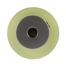 6X 100mm Aluminum Polyurethane Industrial Encoder Wheel Measuring Wheel for Measuring Rotary Encoder