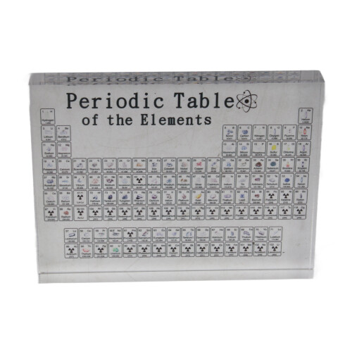 Educational Chemistry Display Table With Real Elements Inside, Science Classroom Decoration Compact And Portable Practical Tool 1