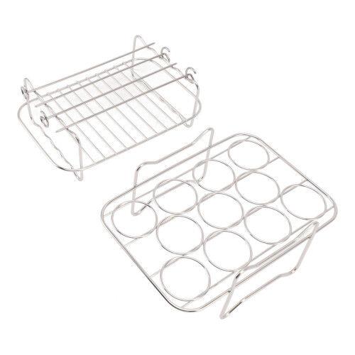 Dampfgareinsatz-Set aus Edelstahl 304 mit Spießen 1