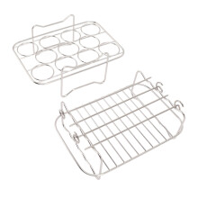 304 Stainless Steel Steamer Rack Set for Ninja Food Fryer, 340g