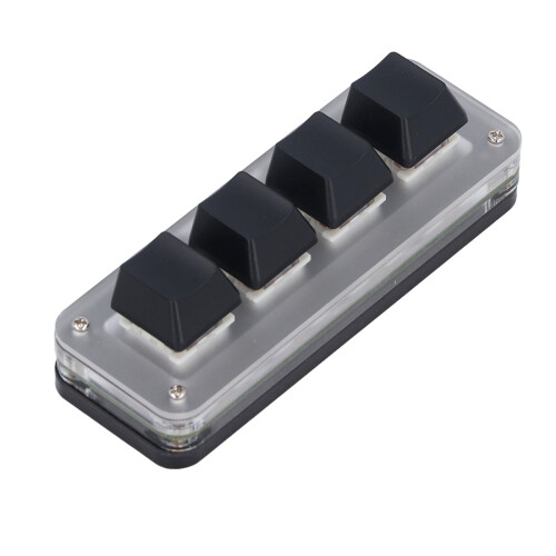 Alloy ABS Material Programmable Mini Keyboard Custom Script And Shortcut Keys USB C Mechanical Keypad With RGB Light Dustproof And Self Programming 2