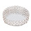 Crystal Cosmetic Makeup Tray20cm Round Mirrored Iron Tray 2
