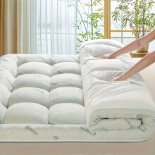 Cooling Bamboo Mattress Topper – Extra Thick Quilted Pad, 8–21" Deep Pocket, Breathable Polyester & Bamboo Fiber, Machine Washable
