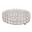 Crystal Cosmetic Makeup Tray20cm Round Mirrored Iron Tray 5