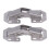 Zinc Alloy Cabinet Hinges10.4x4.4cm2Pack 8
