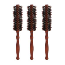 Multifunctional Evenly Disperse Scalp Oils Round Hair Brush, Reduces Frizz for All Hair Types, High Temperature Resistant Quiff Roller Brush, 3PCS
