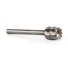 12PCS HSS Rotary Multi Tool Burr Routing Router Bit Mill Cutter Attachment for