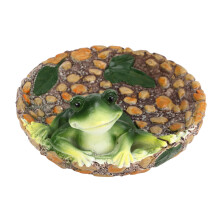 Outdoor Statue, Hand Painted Realistic Frog With High Quality Polyresin Material For Garden, Patio, Yard, A Delightful Accent To Your Outdoor Decor