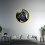 Relógio de parede em vinil de 12 polegadas com LED – Silencioso, decoração criativa para sala de estar, hall de entrada e quarto – Presente 4