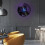 Relógio de parede em vinil de 12 polegadas com LED – Silencioso, decoração criativa para sala de estar, hall de entrada e quarto – Presente 5