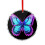 Butterfly Ornament Purple Blue Floral 2025 1