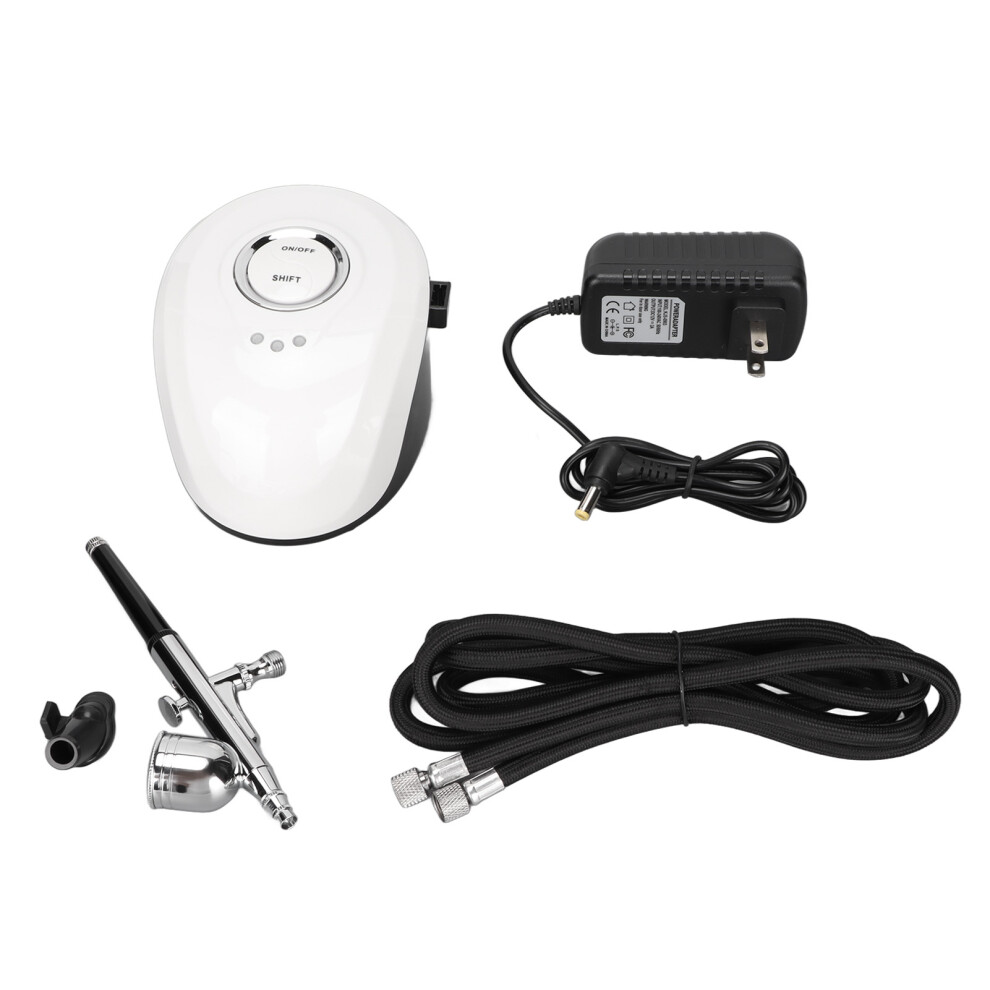 Artistic Airbrush Kit, Salon Level Portable Cordless Compressor with Rechargeable Battery for Makeup, Painting, Cake Decor