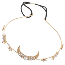 Rhinestone Headband Elastic Hairband for Women