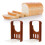 Foldable Bread Slicer, Uniform Slice Guide For Consistent Cutting, Environmentally Friendly Abs Resin Ensuring Safety, Compact Storage Design For 3
