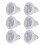 6-Pack MR11LED Spot Bulbs4W360LM GU4Base12V 1