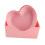 Heart-Shape Plastic Platter Set of 5 with Holder 1