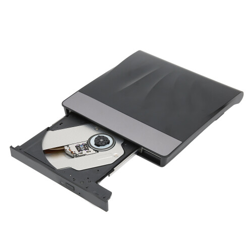 Bærbar CD-DVD-stasjon Ekstern USB3.0TYPE C-brennerleser Optisk diskbrenner for Windows 10 Mac OS Linux Lavstøy Plug and Play Multi Hub 1