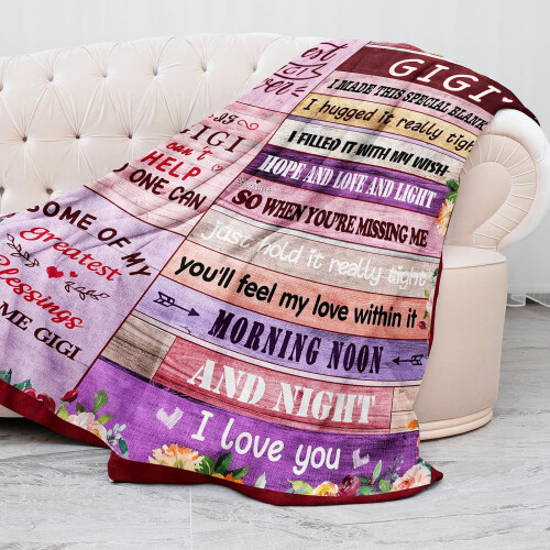 Κουβέρτα Gigi Gifts – Κουβέρτα 50x60 ιντσών, συμβατή με τα χριστουγεννιάτικα δώρα και τα 1