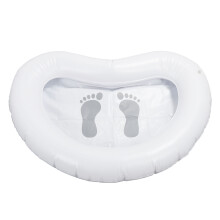 Inflatable Pool Foot Bath with Pump, PVC, Foldable
