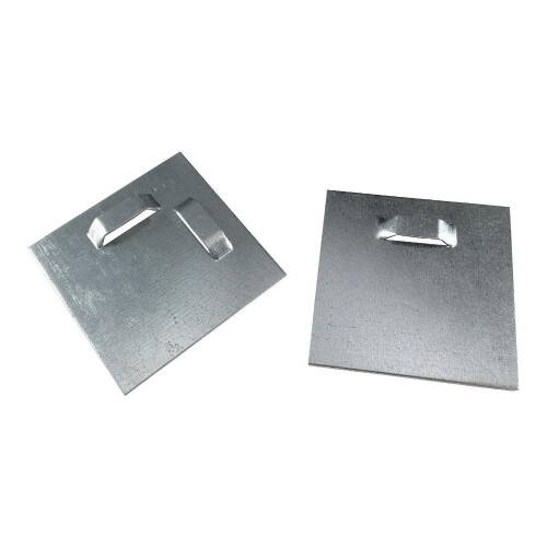 90 x 45cm Plain Rectangle Frameless Mirror with Wall Hanging Fixing Hardware 2