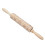 Festive Christmas Pattern Decorative Tools, Ergonomic Engraved Embossing Rolling Pin For Creative Baking, Moisture-Resistant Beechwood Ensures 5