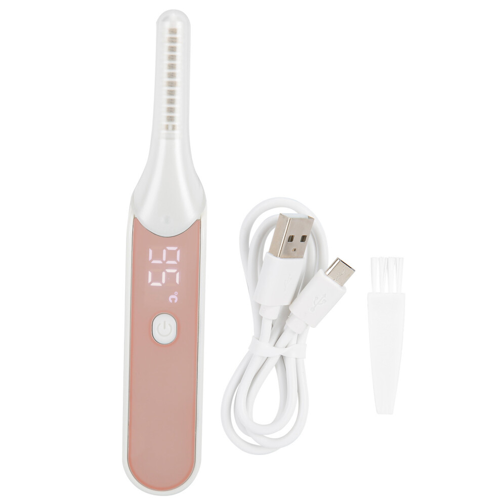 Adjustable Temperature Settings, Electric Eyelash Curlers with Ergonomic Lash Curler Comb for Safe, Long Lasting Curled Lash, Stylish Ergonomic
