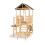 EXIT TOYS EXIT Panorama 550 Wooden Playhouse with Slide, Mud Kitchen and Sandpit 2
