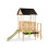 EXIT TOYS EXIT Panorama 350 Wooden Playhouse with Slide and Mud Kitchen 3