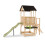 EXIT TOYS EXIT Panorama 550 Wooden Playhouse with Slide, Mud Kitchen and Sandpit 3