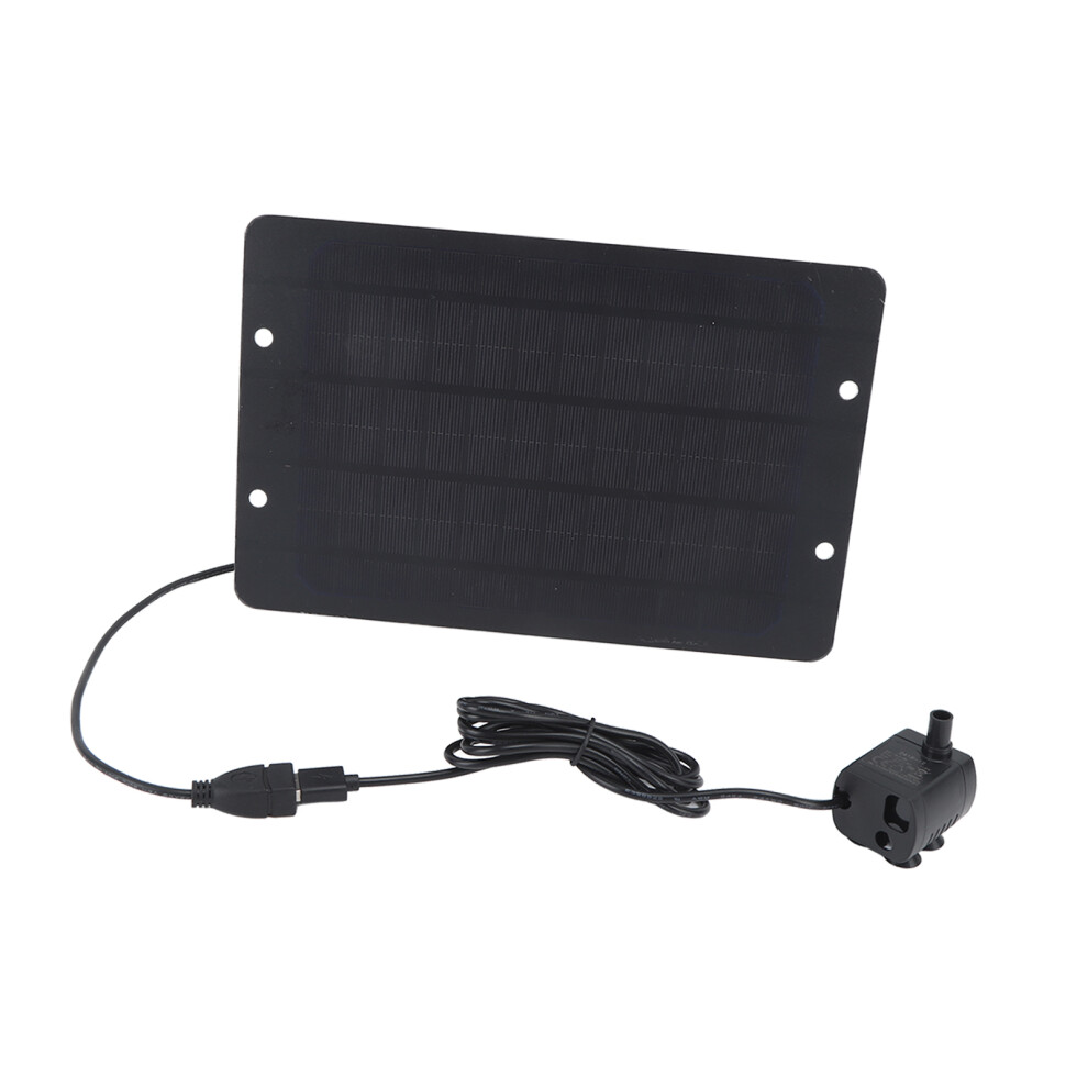 Solar Fountain 6V 10W Usb Pump - 200L/H 0.4-1.5M 9401393694950