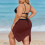 Women's Spaghetti Strap Wrap Dress Lightweight Beach 3