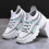 Γυναικεία αθλητικά παπούτσια Willtoo Chunky Knit Mesh Y2K, ελαφριά, μαλακή σόλα για περπάτημα, 4