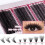 DIY Individual Lash Clusters 50D+60D Mixed Pack - Large Capacity Curly Thick False Lashes for Custom Eye Makeup 5