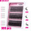 DIY Individual Lash Clusters 50D+60D Mixed Pack - Large Capacity Curly Thick False Lashes for Custom Eye Makeup 7
