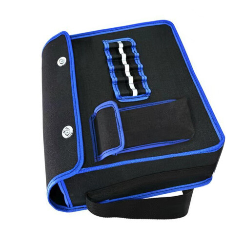Holds Various Tools Multi-Function Tool Belt Bag Canvas Tool Pouch Wear-Resistant Scratch-Resistant Comfortable Handle Adjustable Shoulder Strap 1