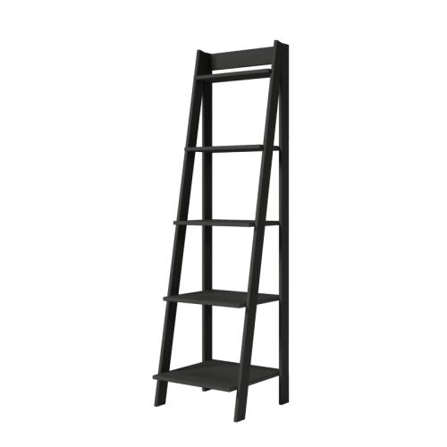 Mercers Furniture Corona Charcoal Ladder Bookcase 2
