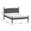 Mercers Furniture Corona Charcoal 4'6" Low End Double Bed Frame 2