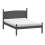 Mercers Furniture Corona Charcoal 4'6" Low End Double Bed Frame 3