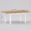 Mercers Furniture Corona White Small Extending Dining Table 4