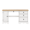 Mercers Furniture Corona White Straight Computer Desk Solid Wood Pine 4